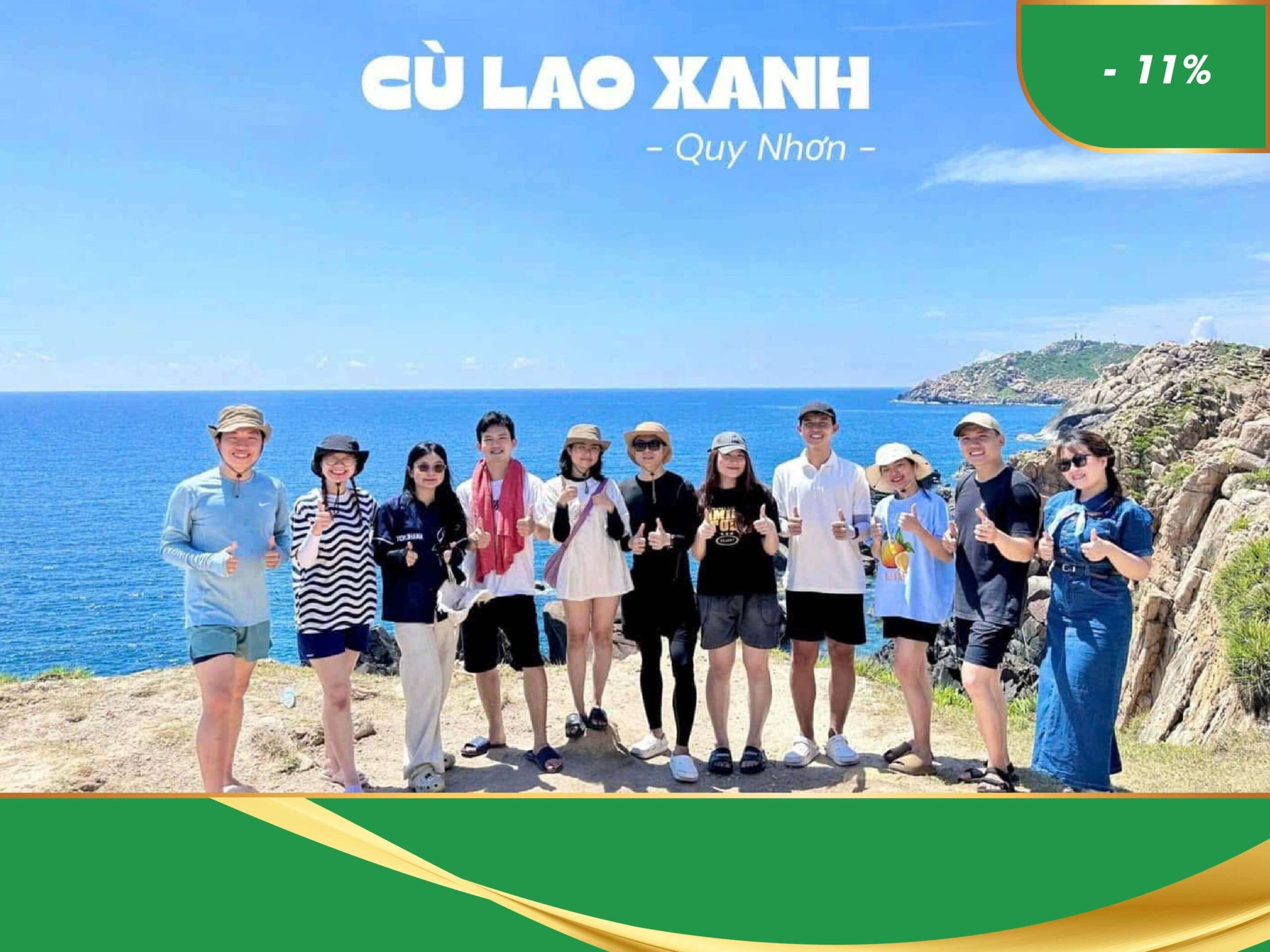 TOUR CÙ LAO XANH 2 NGÀY 1 ĐÊM