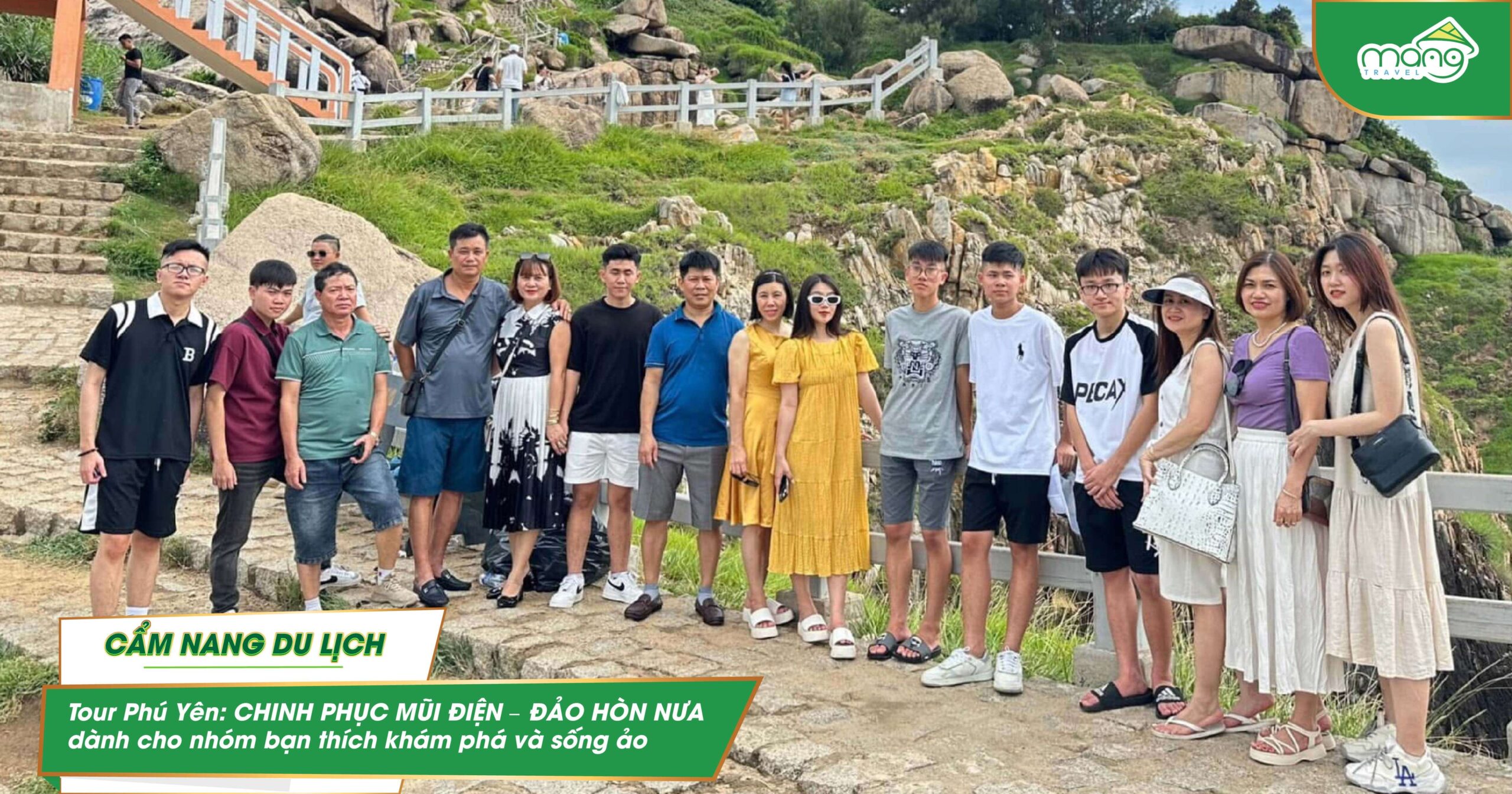 Tour Phú Yên: CHINH PHỤC MŨI ĐIỆN – ĐẢO HÒN NƯA dành cho nhóm bạn thích khám phá và sống ảo