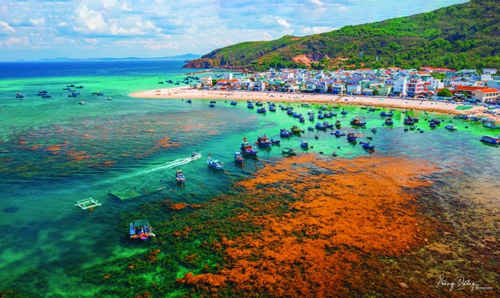 Mùa rong mơ lộng lẫy ở biển Hòn Khô du lịch biển lễ 2/9