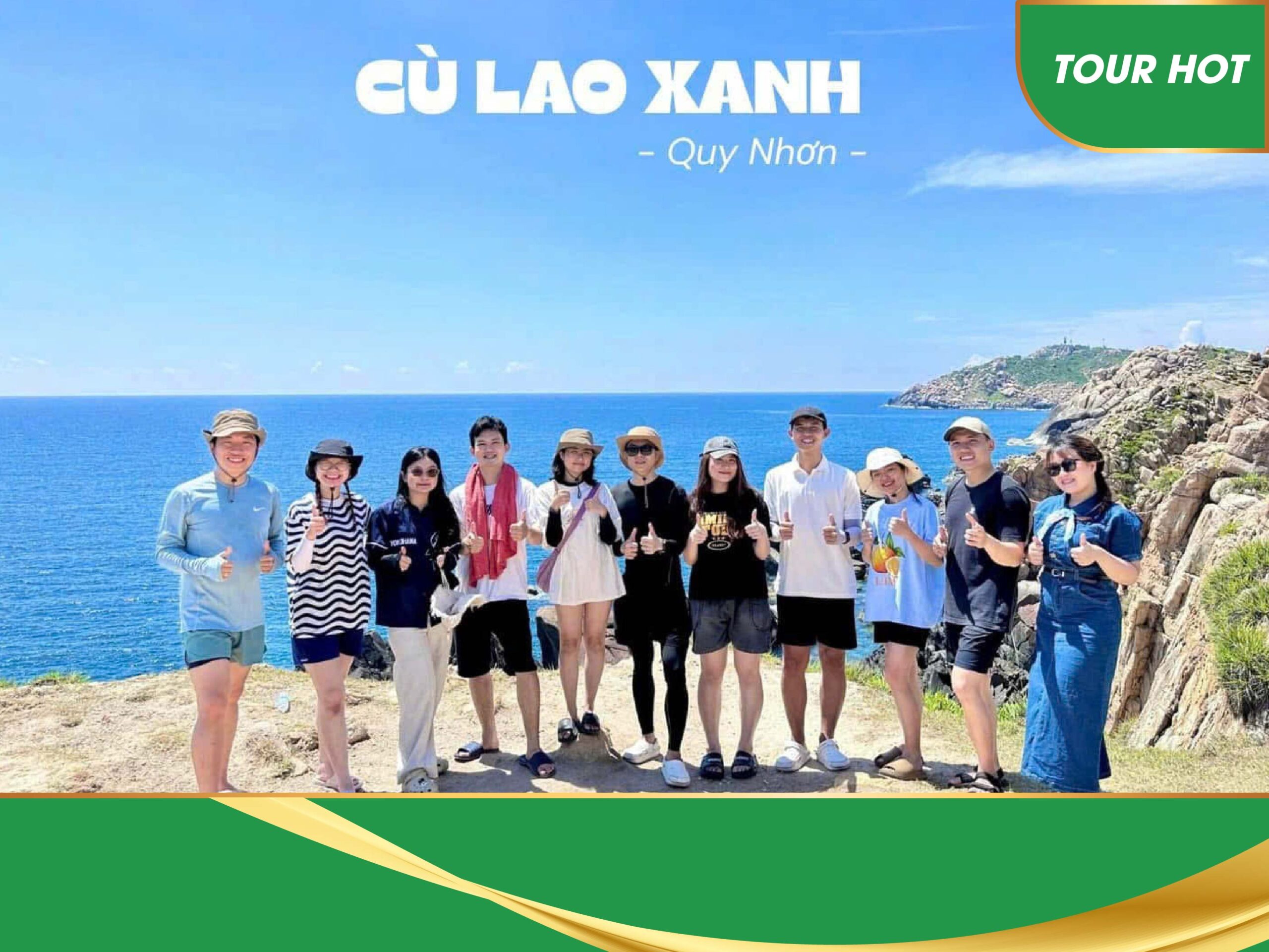 TOUR CÙ LAO XANH - VIÊN NGỌC GIỮA BIỂN