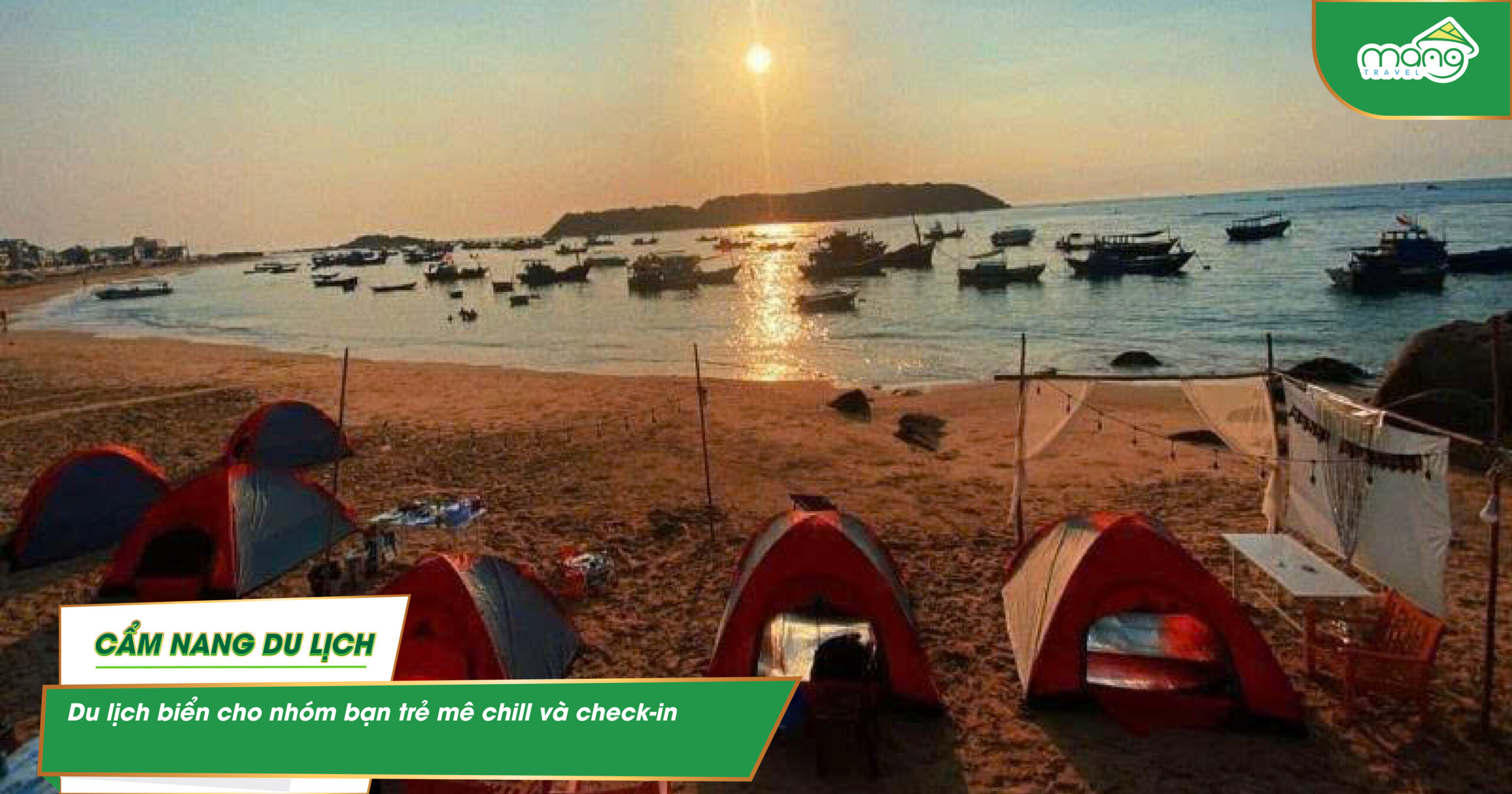 Du lịch biển cho nhóm bạn trẻ mê chill và check-in