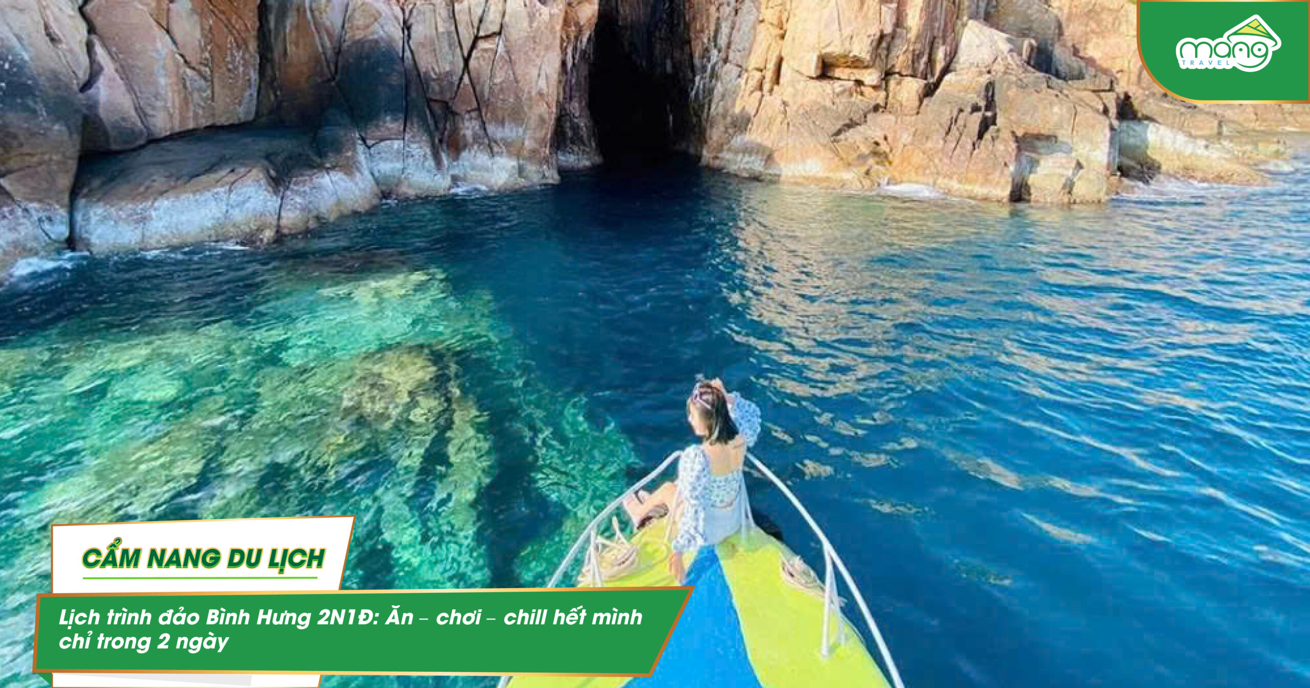 Lịch trình đảo Bình Hưng 2N1Đ: Ăn – chơi – chill hết mình chỉ trong 2 ngày