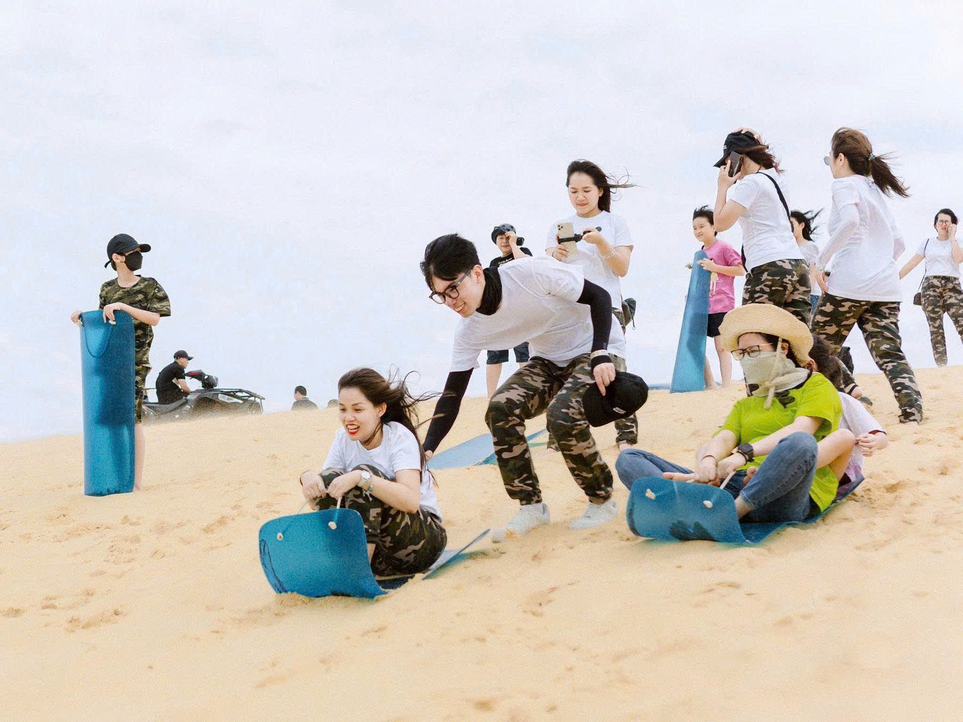 Đồi cát Phương Mai trong kỳ du lịch ngày lễ