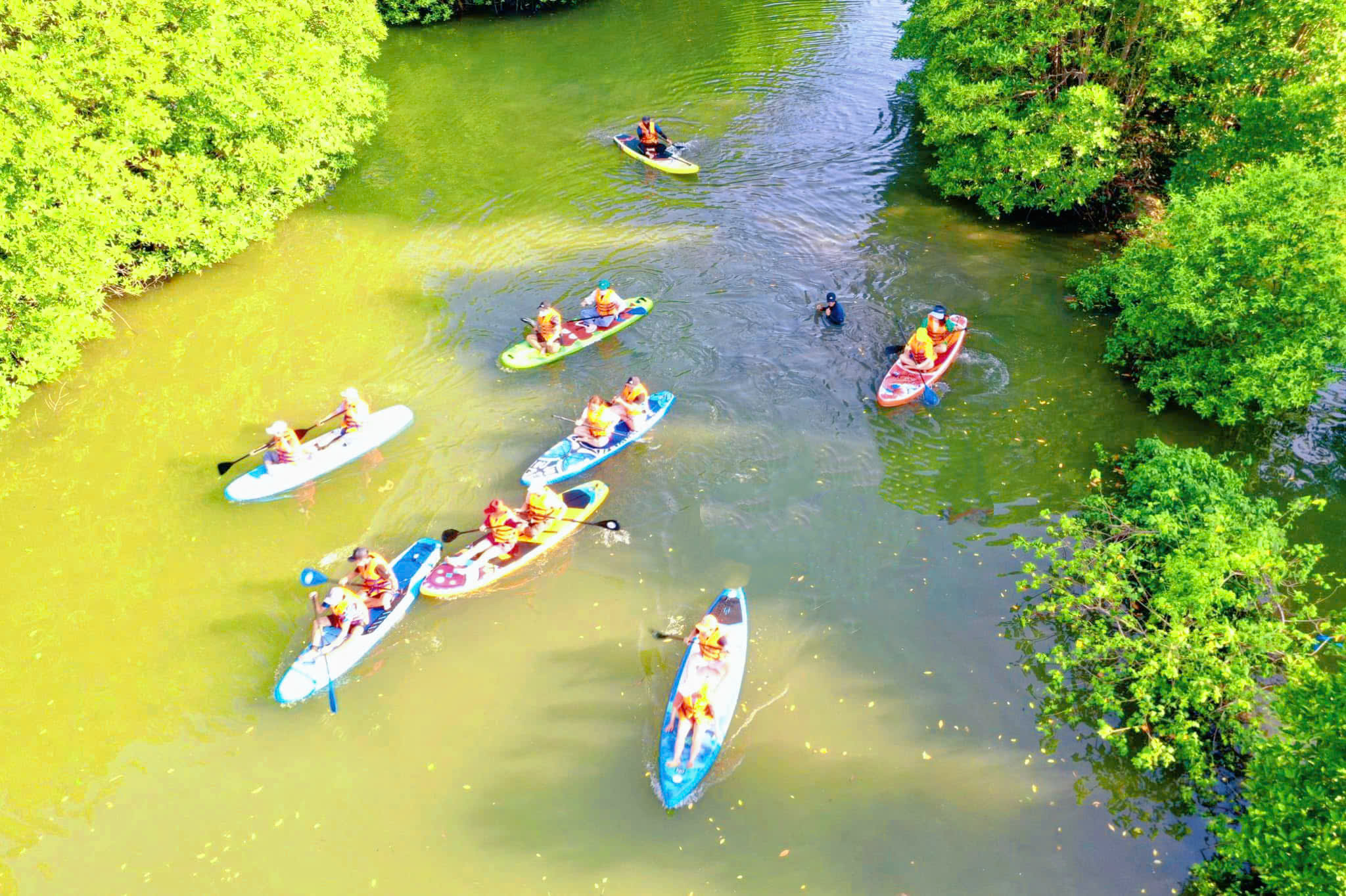 Chèo SUP trên đầm Thị Nại
